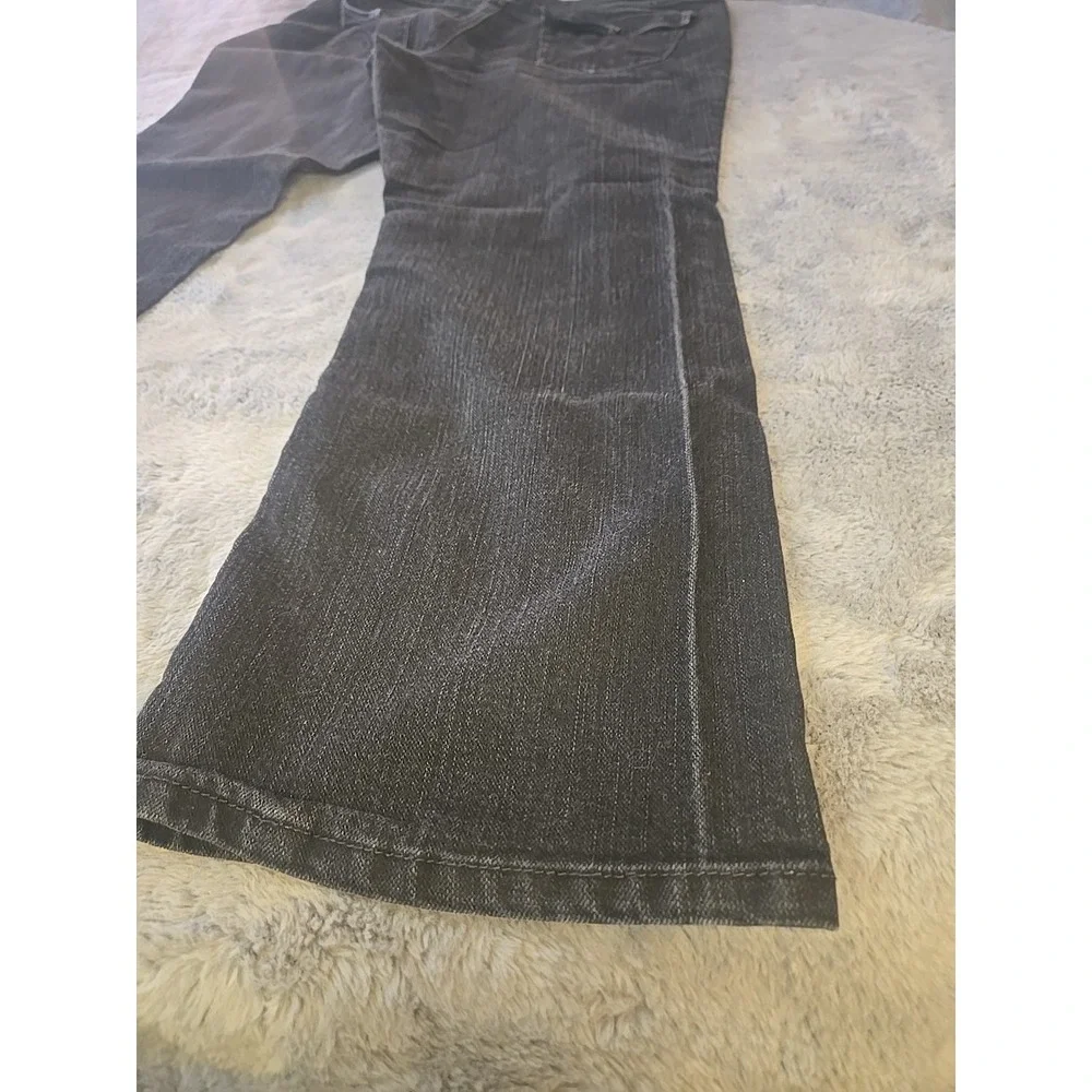 Nine West Jeans Vintage Women's Size 33x 16s America Black Bootcut‎ Straight